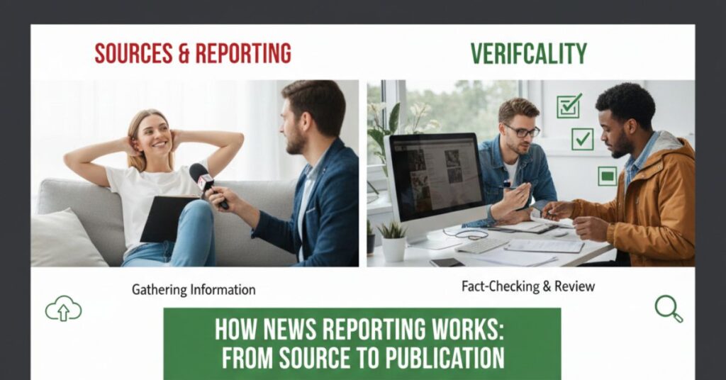 How News Reporting Works From Source to Publication